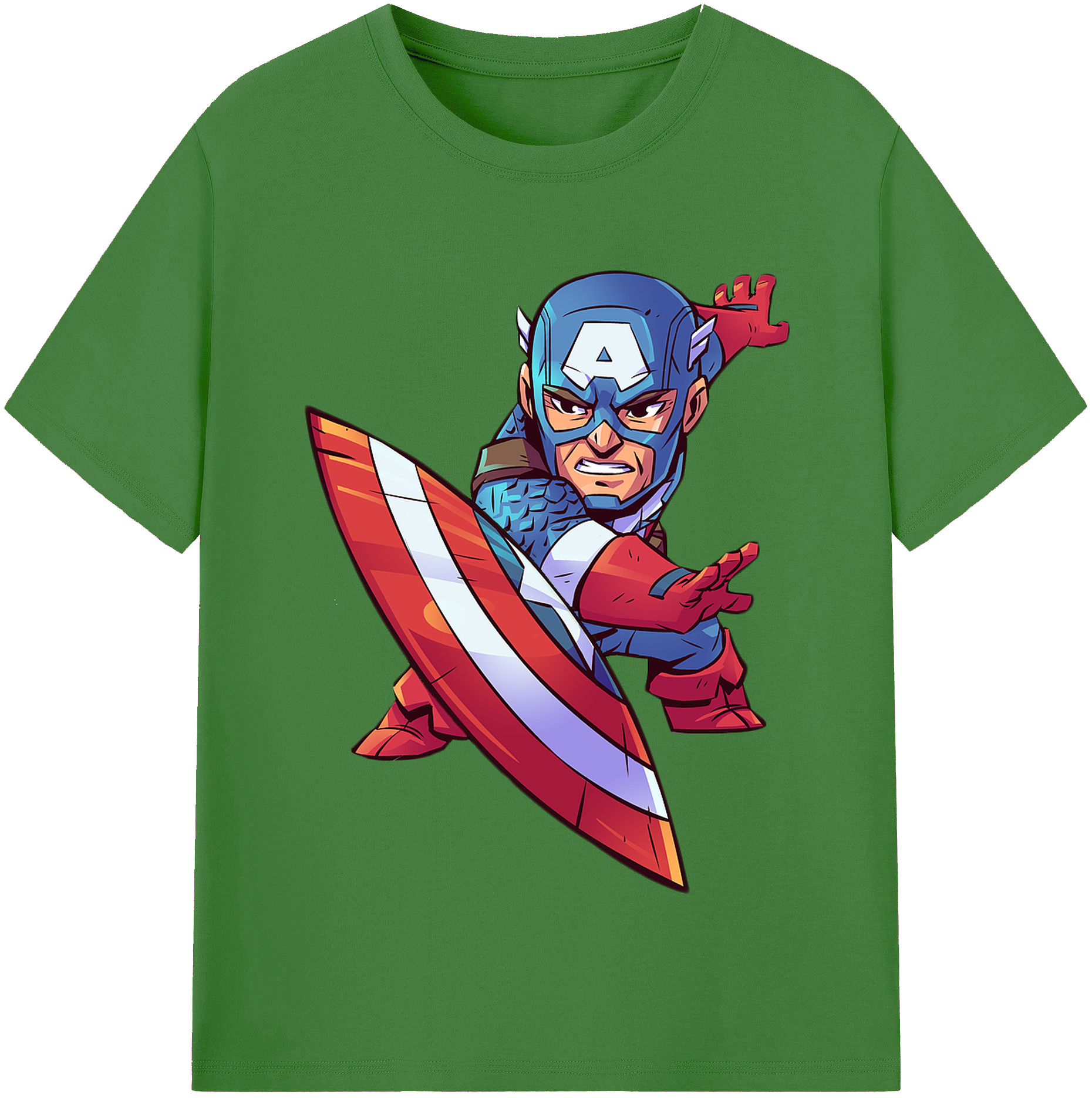 （画像用） アベンジャーズ The Avengers レディースカジュアルプリントTシャツ（綿100％）